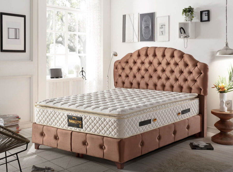 bamboo yatak seti 1 sualar mobilya